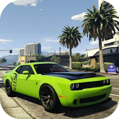 Взлом Simulator Dodge Demon Parking (Симулятор парковки  )  [МОД Unlocked] - стабильная версия apk на Андроид