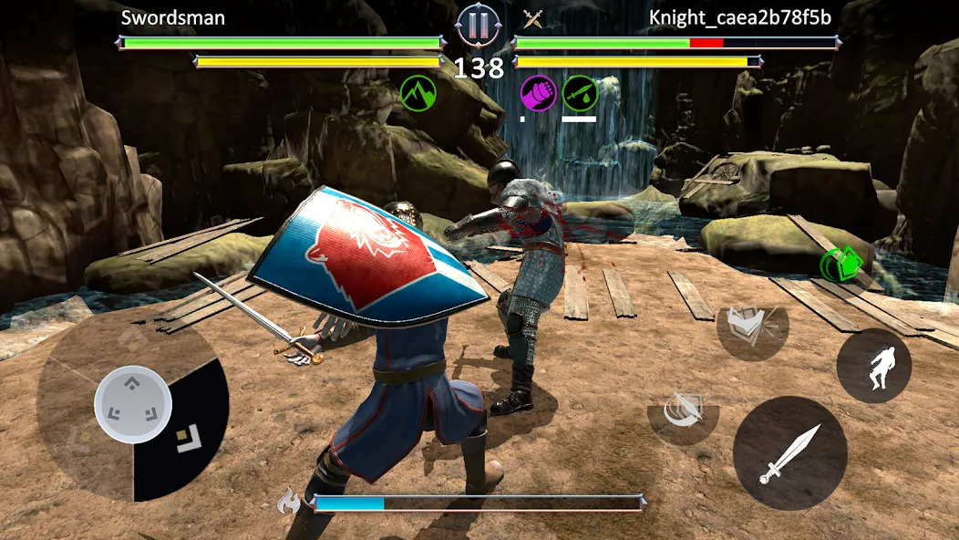 Knights Fight 2: New Blood (На русский язык это будет Найтс Файт 2)  [МОД Unlocked] Screenshot 1