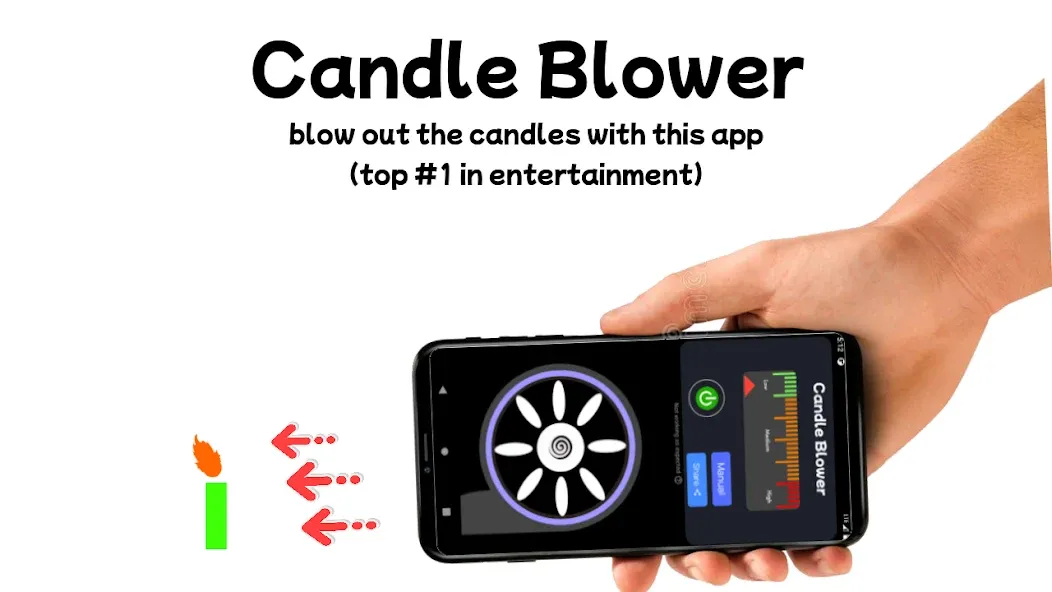 Blower - Candle Blower Lite (Блоуэр)  [МОД Mega Pack] Screenshot 1