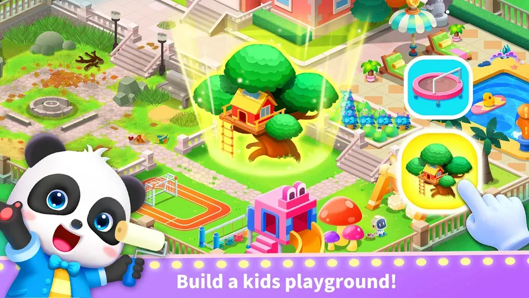 Baby Panda's Town: Life  [МОД Много монет] Screenshot 2