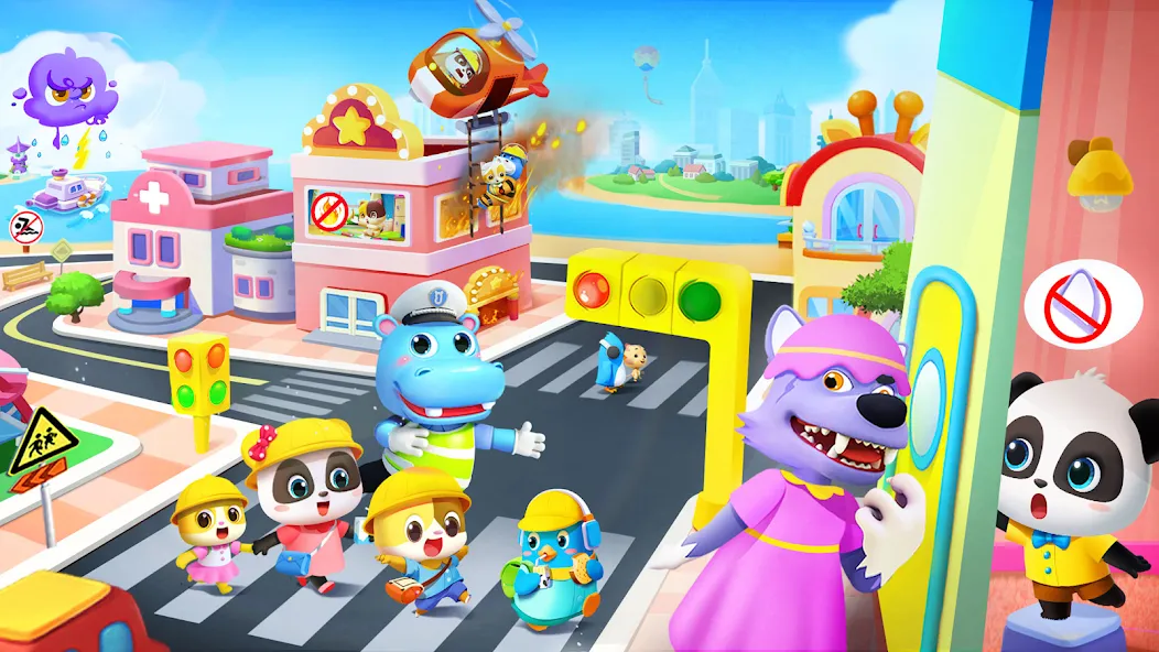 Baby Panda's City  [МОД Бесконечные монеты] Screenshot 4