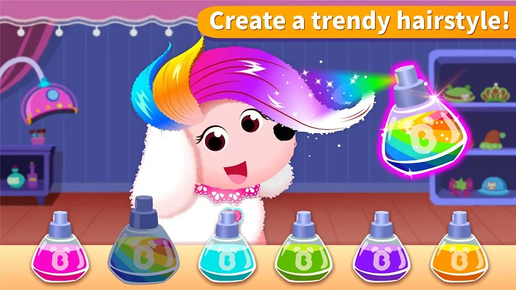 Little Panda's Pet Salon  [МОД Бесконечные монеты] Screenshot 3