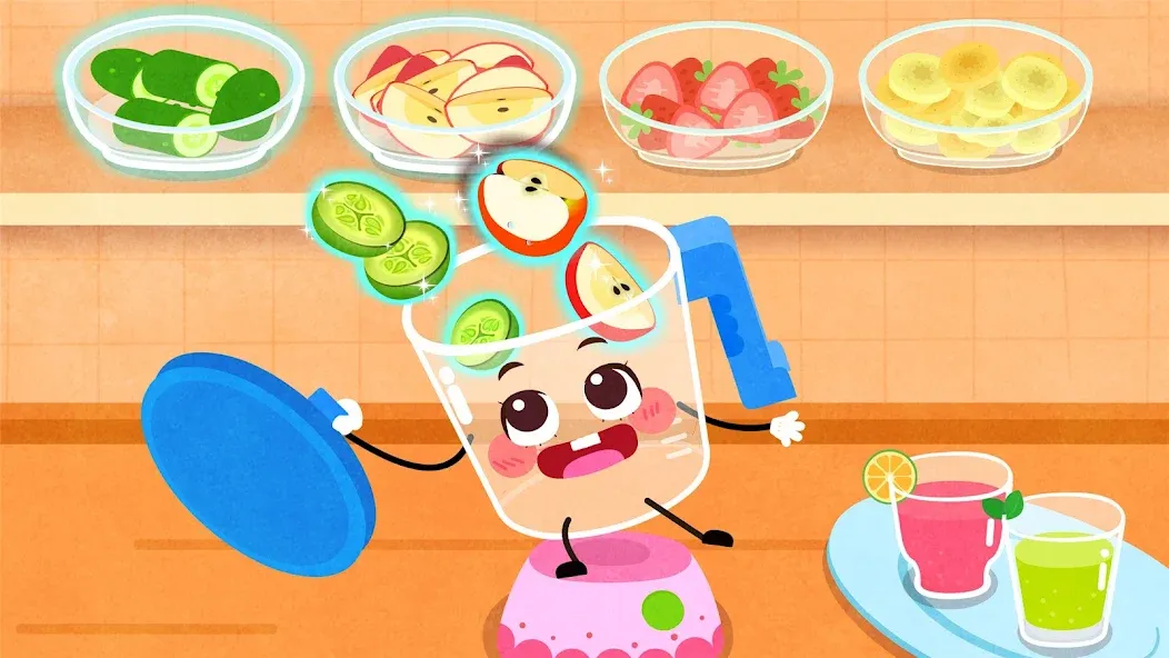 Baby Panda's Kitchen Party  [МОД Бесконечные монеты] Screenshot 4