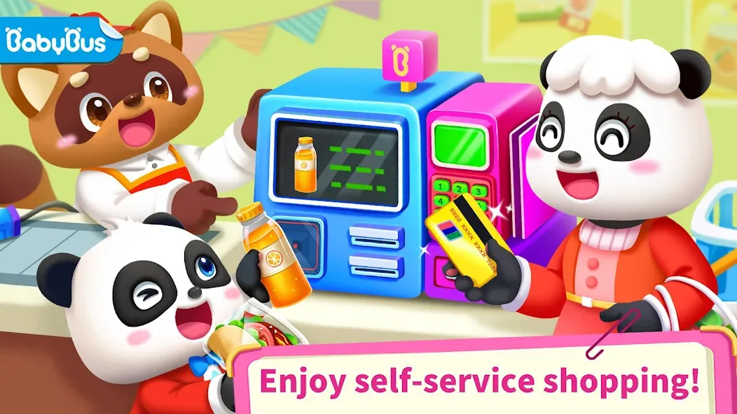 Baby Panda's Supermarket  [МОД Mega Pack] Screenshot 1