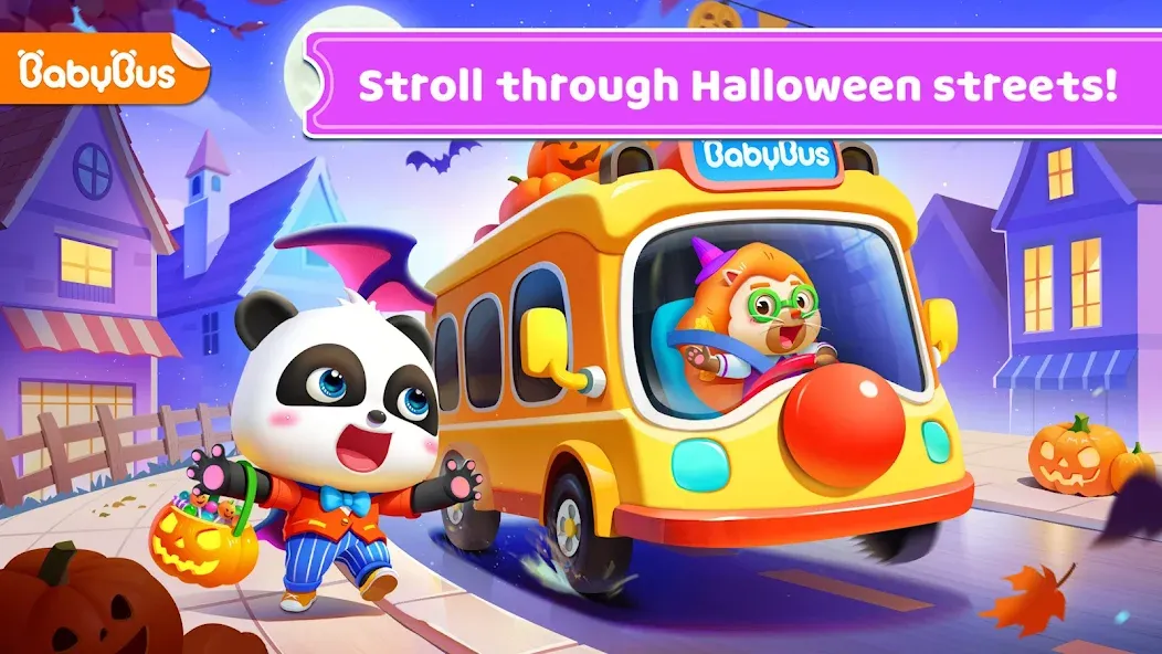 Baby Panda's School Bus  [МОД Бесконечные деньги] Screenshot 1