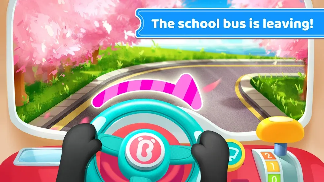 Baby Panda's School Bus  [МОД Бесконечные деньги] Screenshot 2