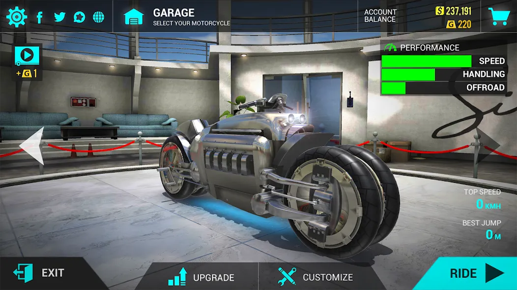 Ultimate Motorcycle Simulator (Ультимативный Мотоциклетный Симулятор)  [МОД Бесконечные деньги] Screenshot 2