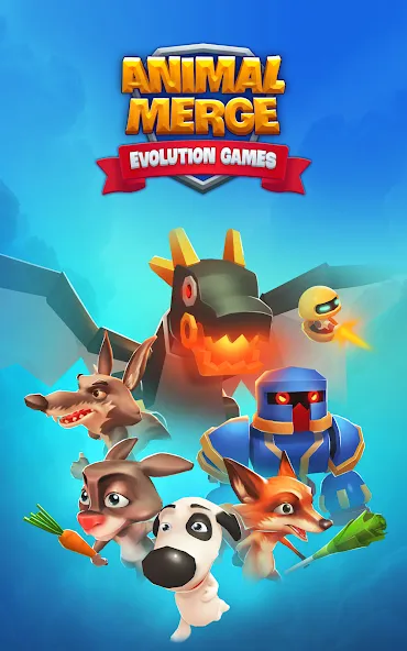 Animal Merge - Evolution Games (Анимал Мерж)  [МОД Бесконечные деньги] Screenshot 1