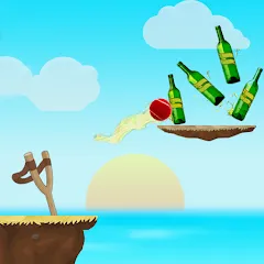 Скачать взломанную Hit Bottles Knock Down 2  [МОД Unlocked] - последняя версия apk на Андроид