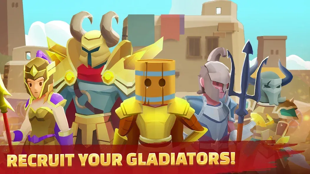 Gladiators Arena: Idle Tycoon (Гладиаторская арена)  [МОД Бесконечные монеты] Screenshot 5