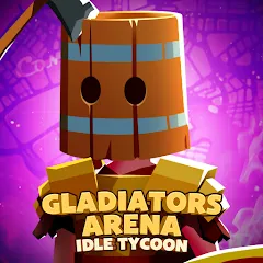 Скачать взломанную Gladiators Arena: Idle Tycoon (Гладиаторская арена)  [МОД Бесконечные монеты] - стабильная версия apk на Андроид