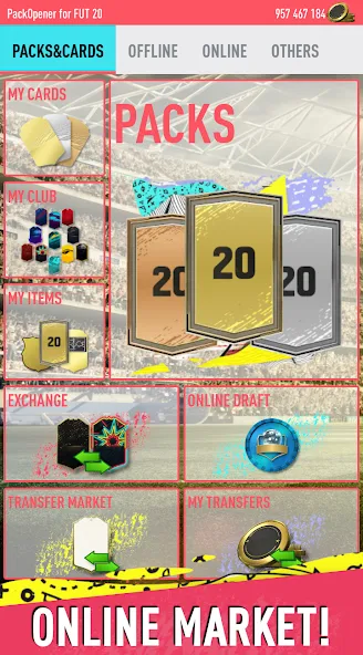 Pack Opener for FUT 20 by SMOQ (Пак открыватель для  20 от )  [МОД Все открыто] Screenshot 2