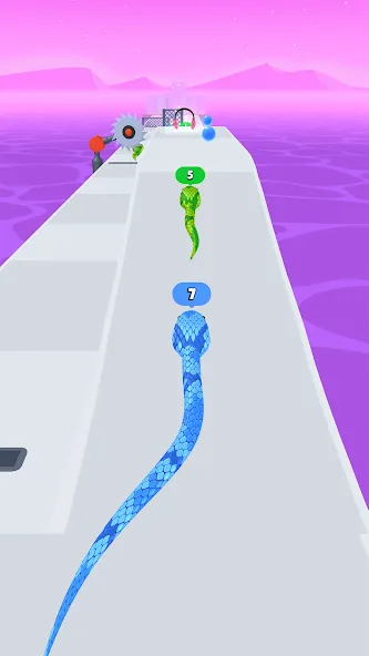 Snake Run Race・3D Running Game (Снейк Ран Рейс)  [МОД Unlimited Money] Screenshot 5