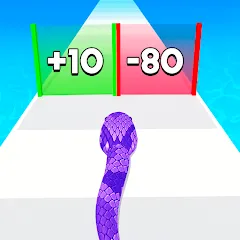 Взлом Snake Run Race・3D Running Game (Снейк Ран Рейс)  [МОД Unlimited Money] - полная версия apk на Андроид