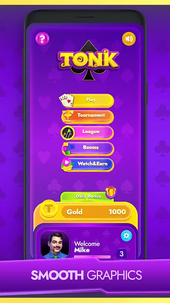 Tonk - Classic Card Game (Тонк)  [МОД Unlimited Money] Screenshot 2