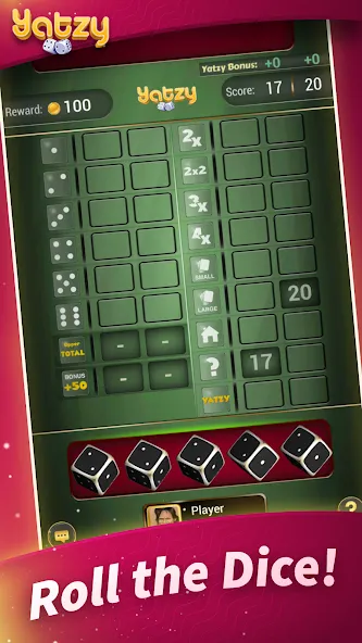 Yatzy - Offline Dice Games (Ятзи)  [МОД Много денег] Screenshot 2