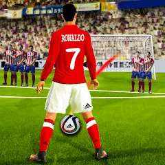 Взлом Soccer Kick Football Champion  [МОД Unlocked] - стабильная версия apk на Андроид