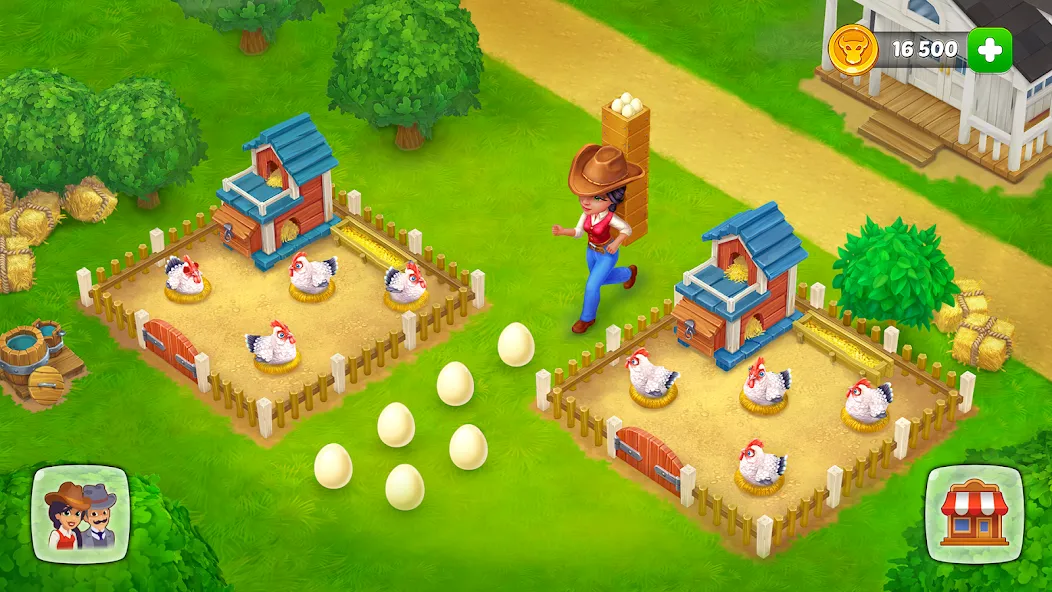 Wild West: Farm Town Build (Уайлд Вест)  [МОД Unlocked] Screenshot 4