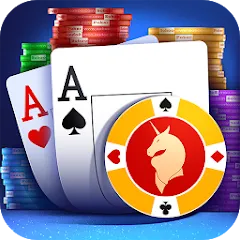 Взломанная Sohoo Poker - Texas Holdem (Соху Покер)  [МОД Много монет] - стабильная версия apk на Андроид