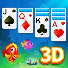 Взломанная Solitaire 3D Fish  [МОД Много денег] - последняя версия apk на Андроид