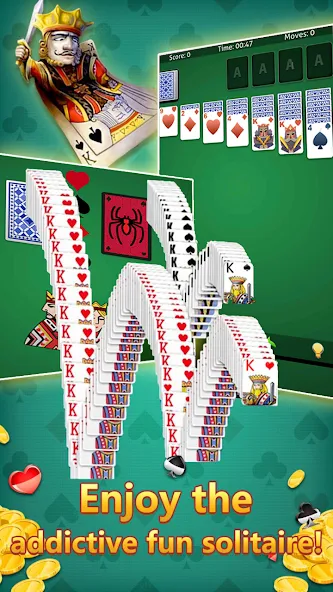 klondike solitaire :card shark  [МОД Много денег] Screenshot 3