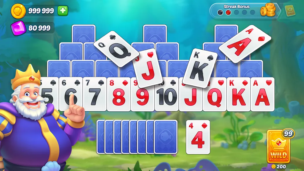 Solitaire TriPeaks Fish (Солитер ТриПикс Рыбка)  [МОД Меню] Screenshot 1