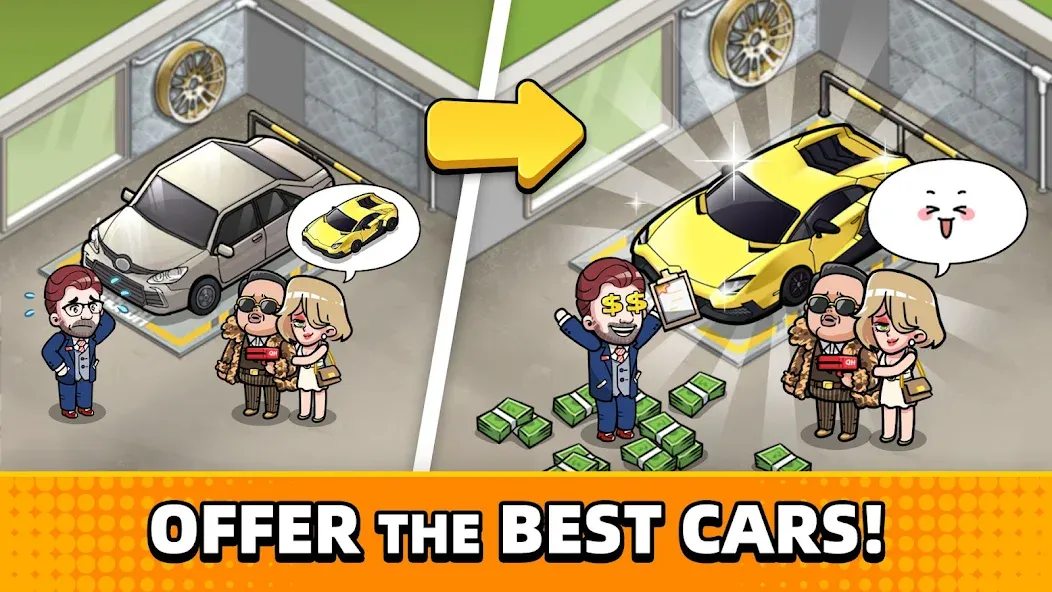 Used Car Tycoon Game (Юзед Кар Тайкун Гейм)  [МОД Меню] Screenshot 4