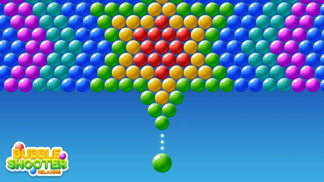 Bubble Shooter Relaxing (Бабл Шутер Релаксинг)  [МОД Бесконечные монеты] Screenshot 1