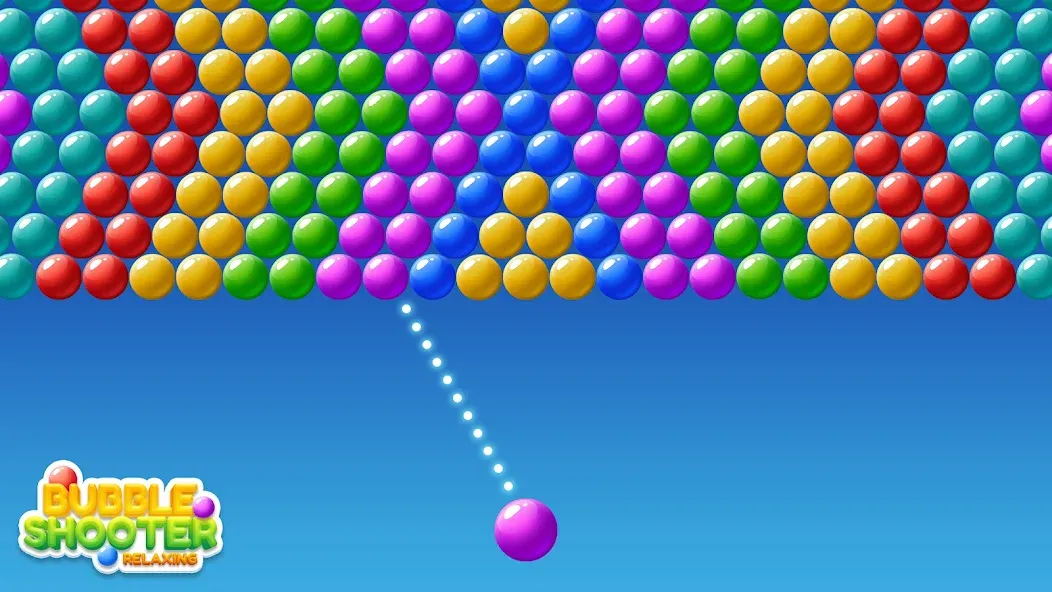 Bubble Shooter Relaxing (Бабл Шутер Релаксинг)  [МОД Бесконечные монеты] Screenshot 2