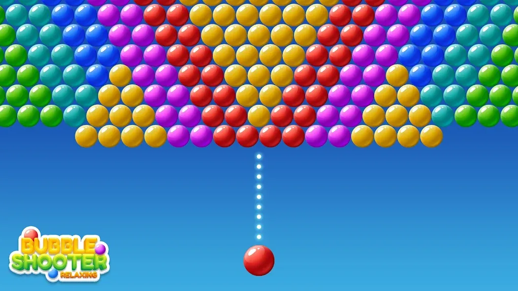 Bubble Shooter Relaxing (Бабл Шутер Релаксинг)  [МОД Бесконечные монеты] Screenshot 3