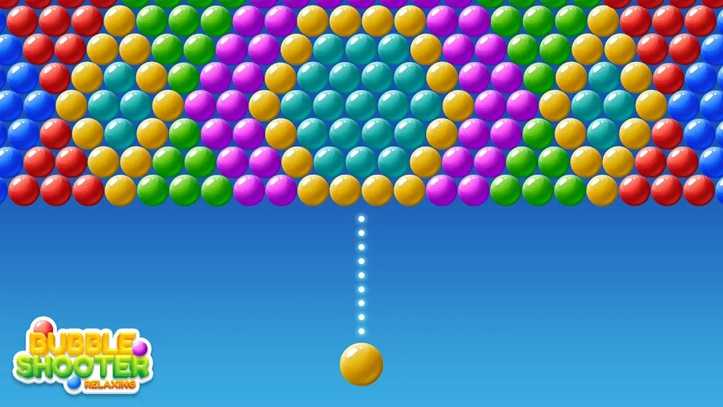 Bubble Shooter Relaxing (Бабл Шутер Релаксинг)  [МОД Бесконечные монеты] Screenshot 4