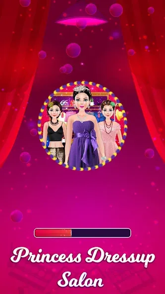 Princess Makeup Dressup Salon (Принцесса Мейкап Дрессап Салон)  [МОД Unlimited Money] Screenshot 1