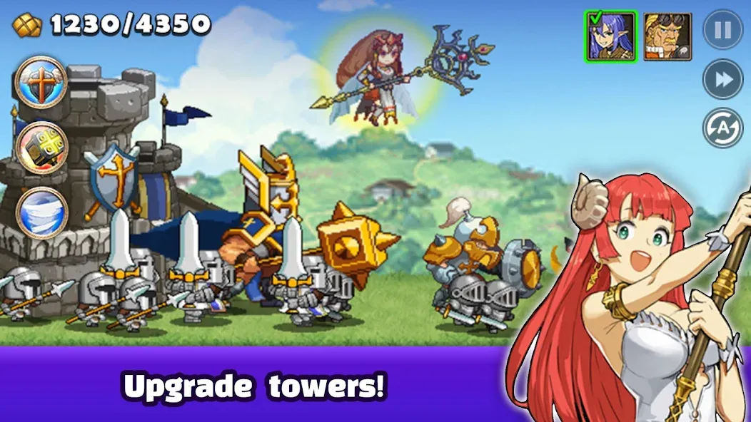 Kingdom Wars - Tower Defense (Кингдом Варс)  [МОД Много денег] Screenshot 2