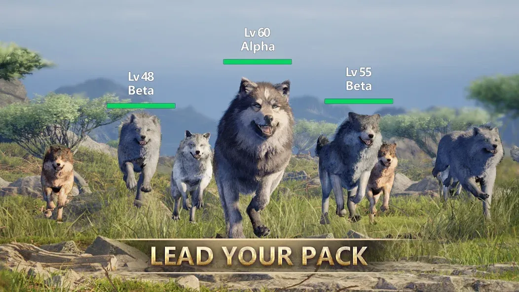 Wolf Game: Wild Animal Wars (Вулф Гейм)  [МОД Menu] Screenshot 4