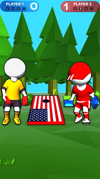 Cornhole League - Board Games (Корнхол Лига)  [МОД Много денег] Screenshot 1