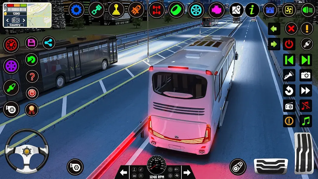 Bus Driving Games 3D: Bus Game  [МОД Бесконечные монеты] Screenshot 1