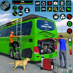 Скачать взломанную Bus Driving Games 3D: Bus Game  [МОД Бесконечные монеты] - стабильная версия apk на Андроид