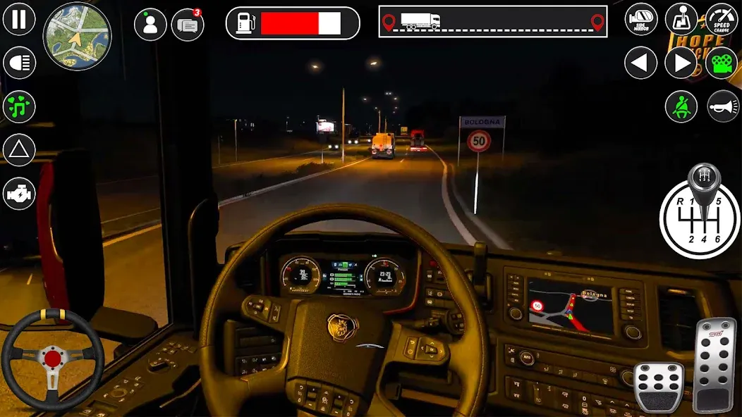 Euro Cargo Truck Simulator 3D  [МОД Unlimited Money] Screenshot 2