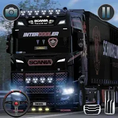 Скачать взломанную Euro Cargo Truck Simulator 3D  [МОД Unlimited Money] - стабильная версия apk на Андроид