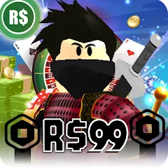 Взломанная Robux For Robux , Casino Robux  [МОД Все открыто] - полная версия apk на Андроид