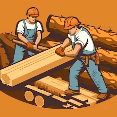 Скачать взломанную Lumber Inc Tycoon (Ламбер инк тайкун)  [МОД Меню] - стабильная версия apk на Андроид