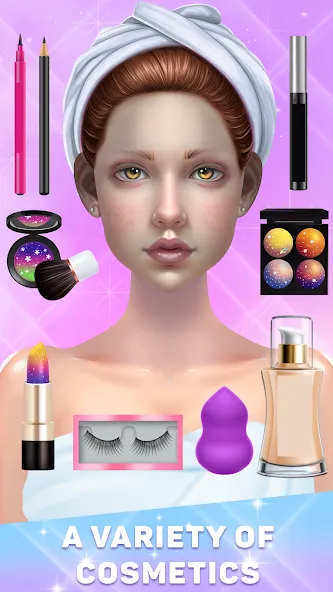 Makeover salon: Makeup ASMR (Мейковер салон)  [МОД Бесконечные монеты] Screenshot 3