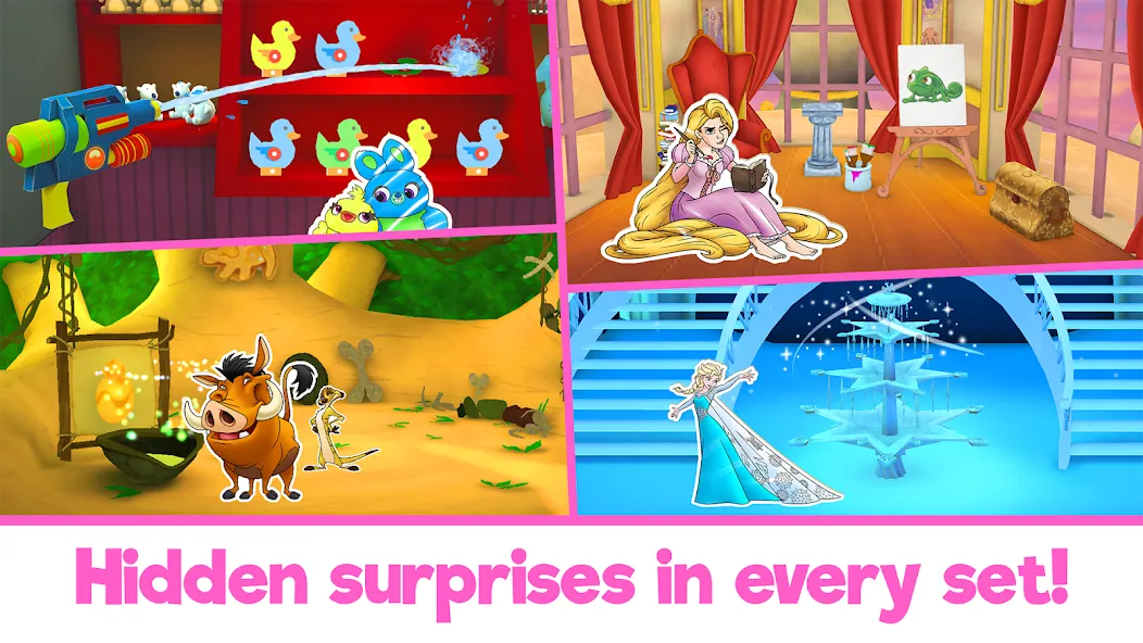Disney Coloring World (Дисней)  [МОД Бесконечные монеты] Screenshot 4