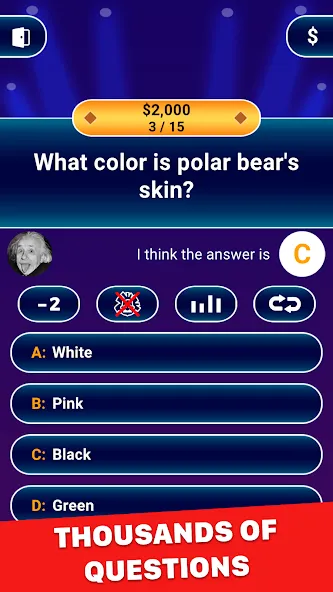 Millionaire 2024: Trivia Game  [МОД Бесконечные деньги] Screenshot 2