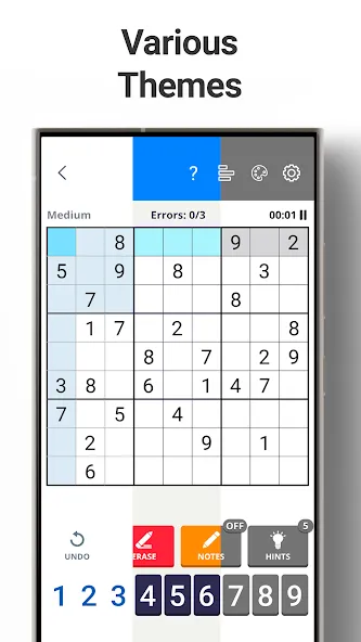 Sudoku Levels: Daily Puzzles  [МОД Menu] Screenshot 5