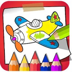 Взломанная Coloring Book - Kids Paint  [МОД Unlimited Money] - стабильная версия apk на Андроид