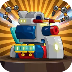 Взломанная Mini Robot Tank : idle (Мини Робот Танк)  [МОД Меню] - полная версия apk на Андроид