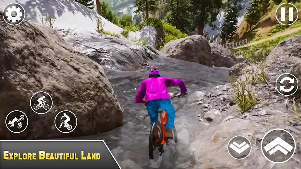 BMX Bicycle Games Offroad Bike  [МОД Много денег] Screenshot 5