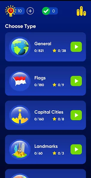 Geo Quiz: World Geo Trivia (Джио Квиз)  [МОД Много монет] Screenshot 2