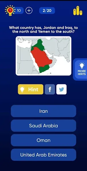 Geo Quiz: World Geo Trivia (Джио Квиз)  [МОД Много монет] Screenshot 4